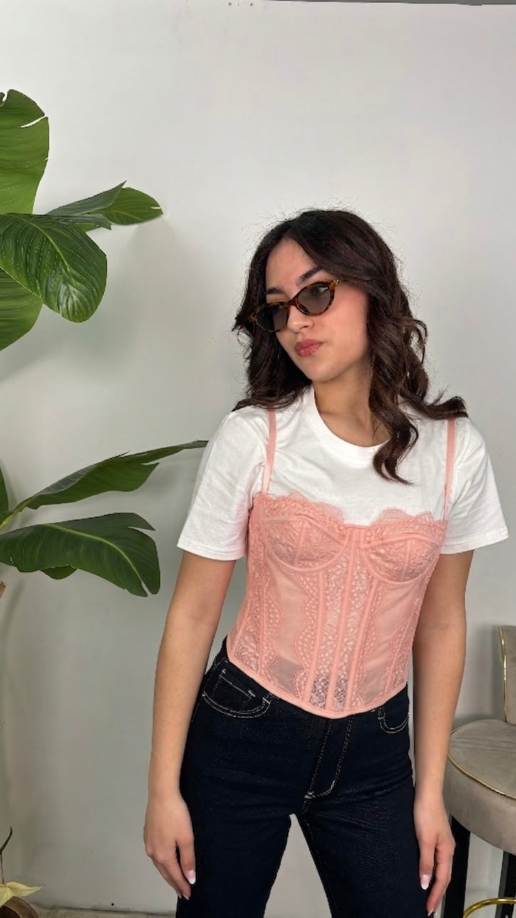 Corsetto in pizzo
