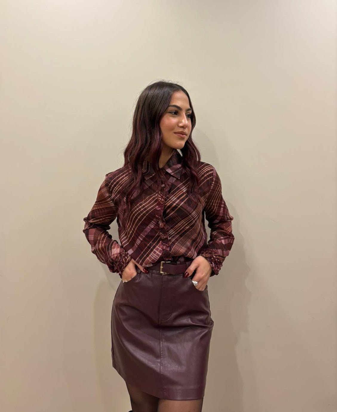 Camicia a quadretti