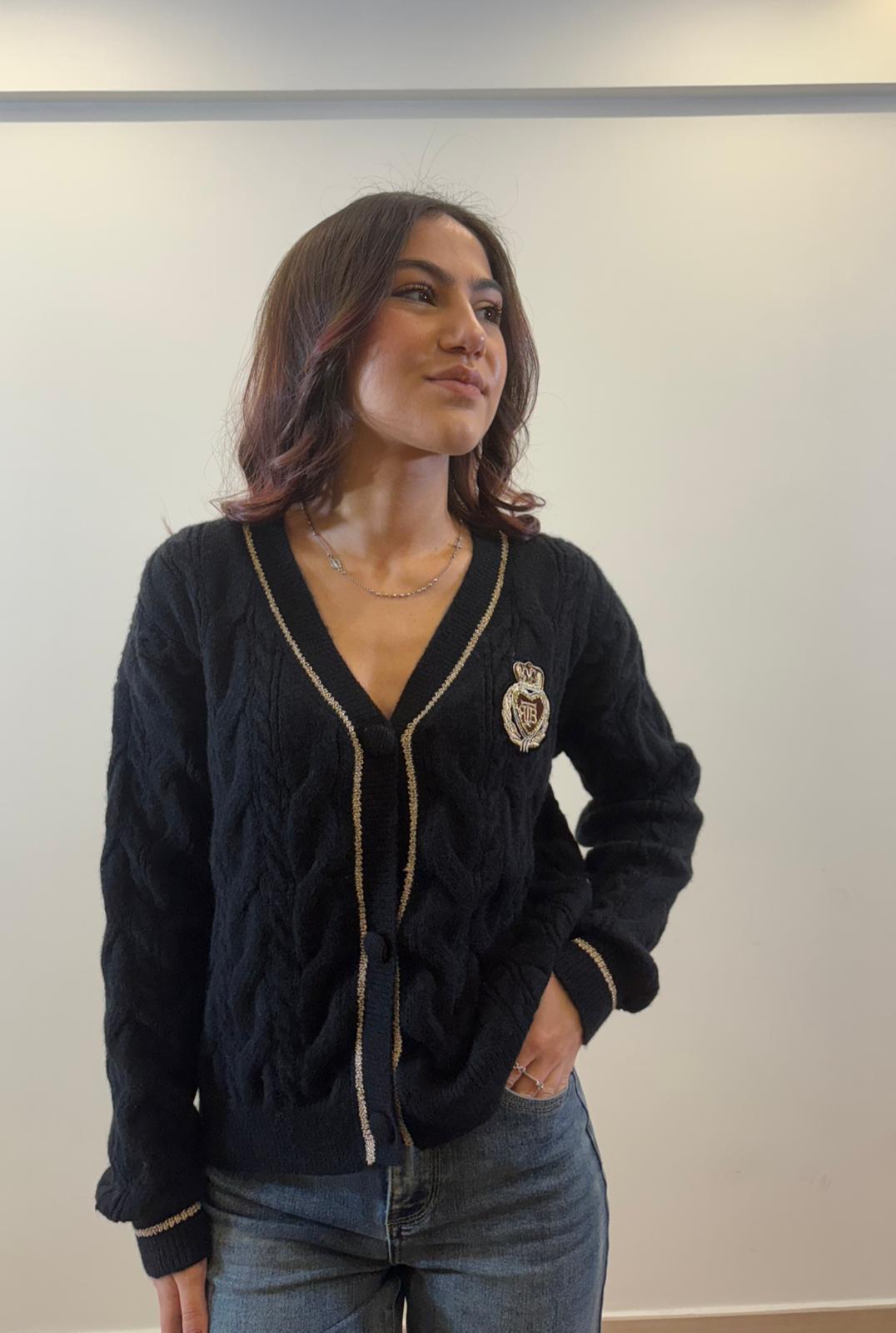 Cardigan modello college