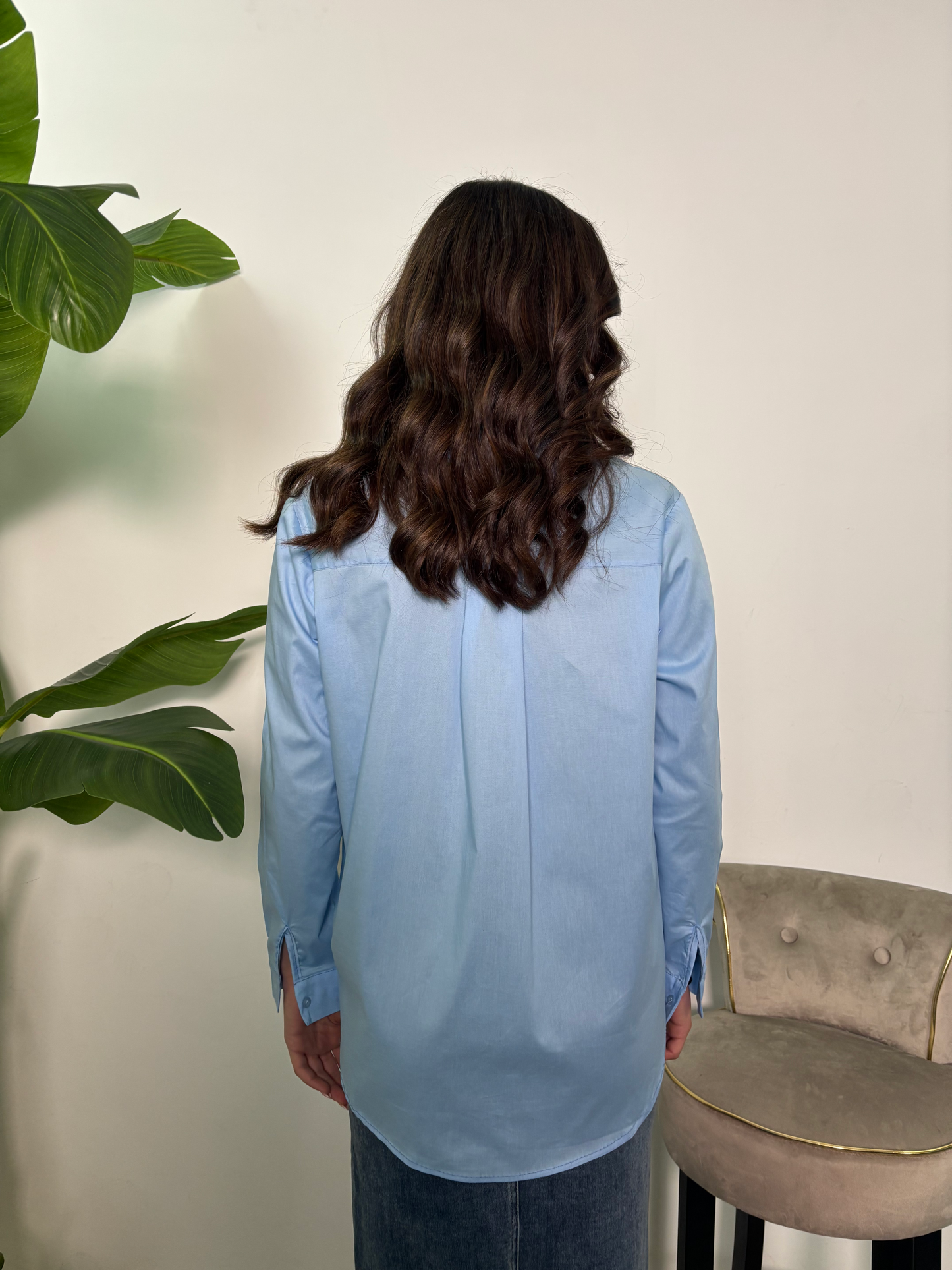 Camicia in cotone basic