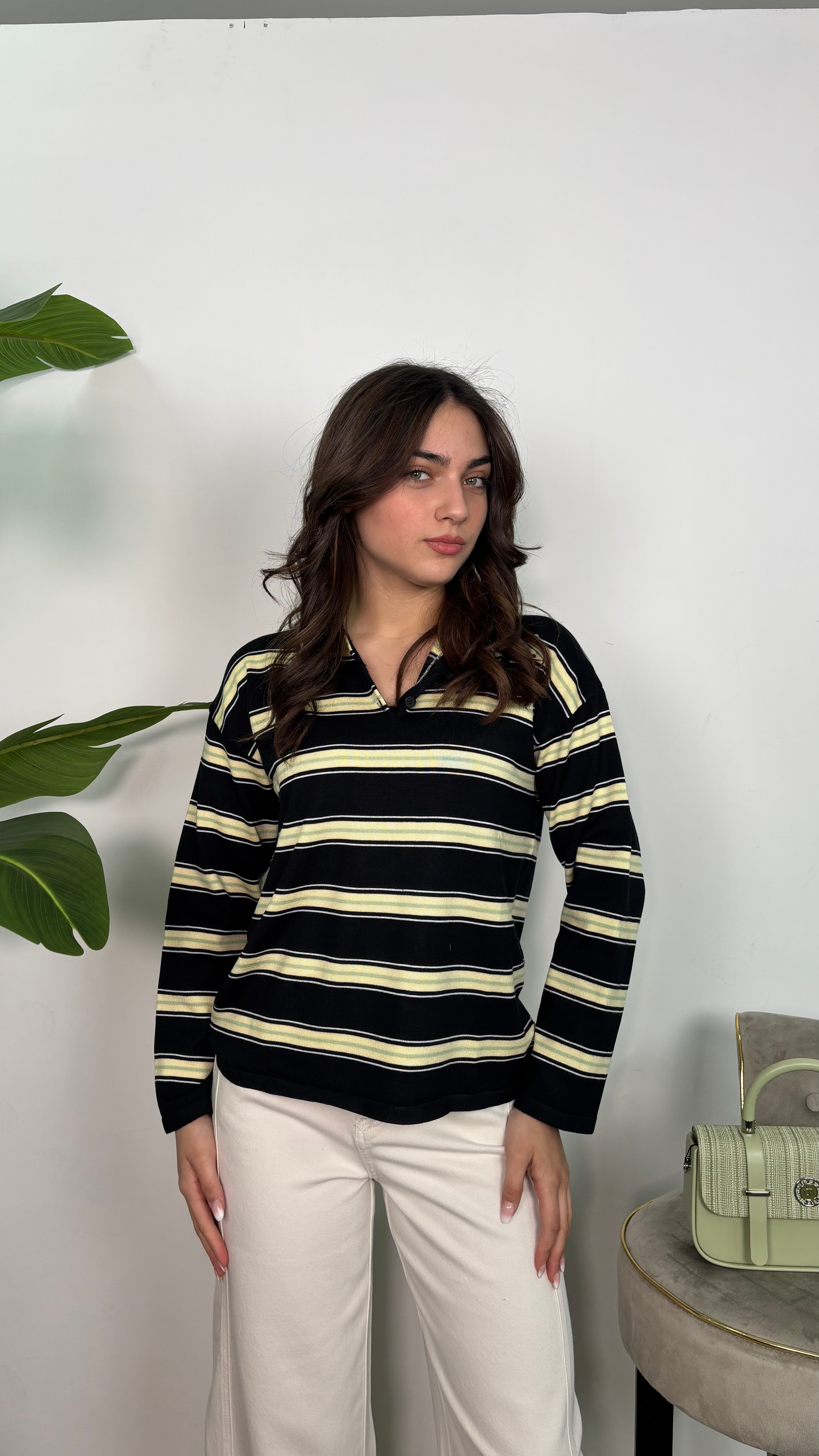 Polo a righe primaverile