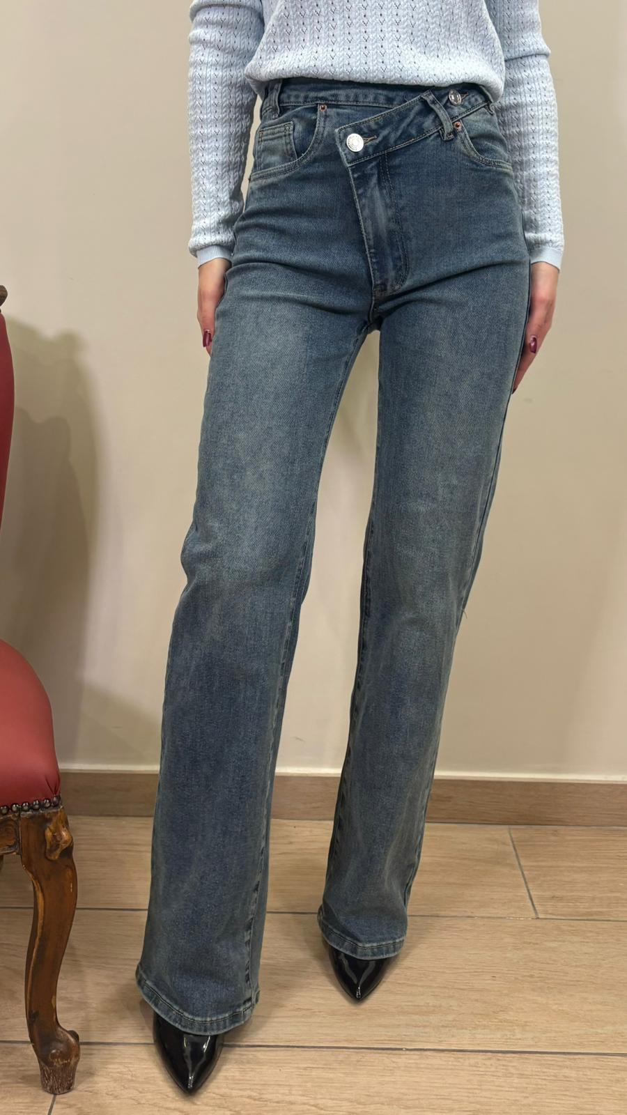 Jeans Paris - chiusura ad incrocio