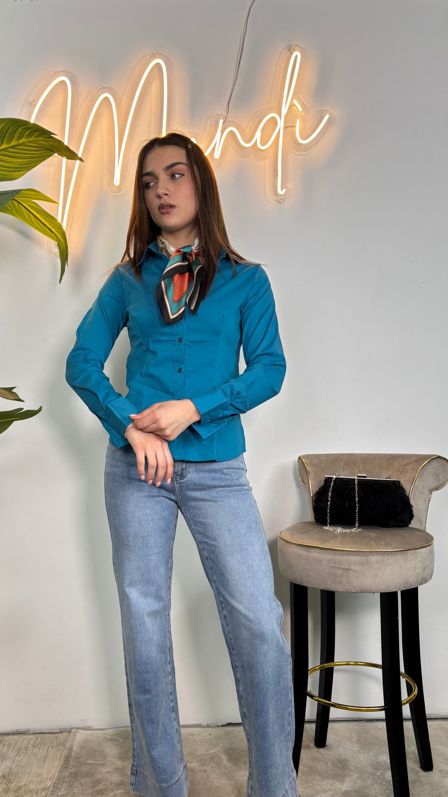 Camicia basic colorata