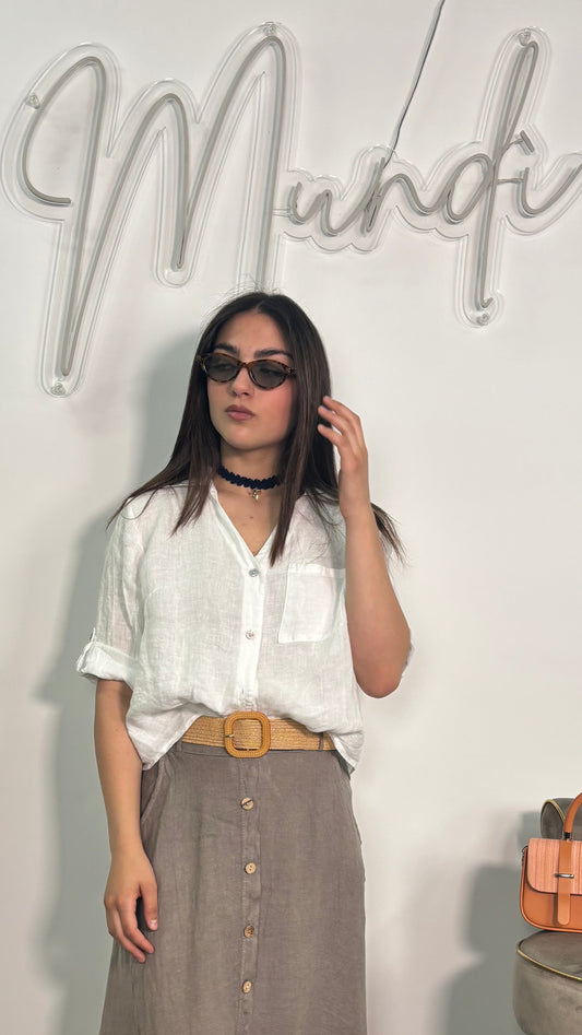 Camicia Adelaide in 100% puro lino