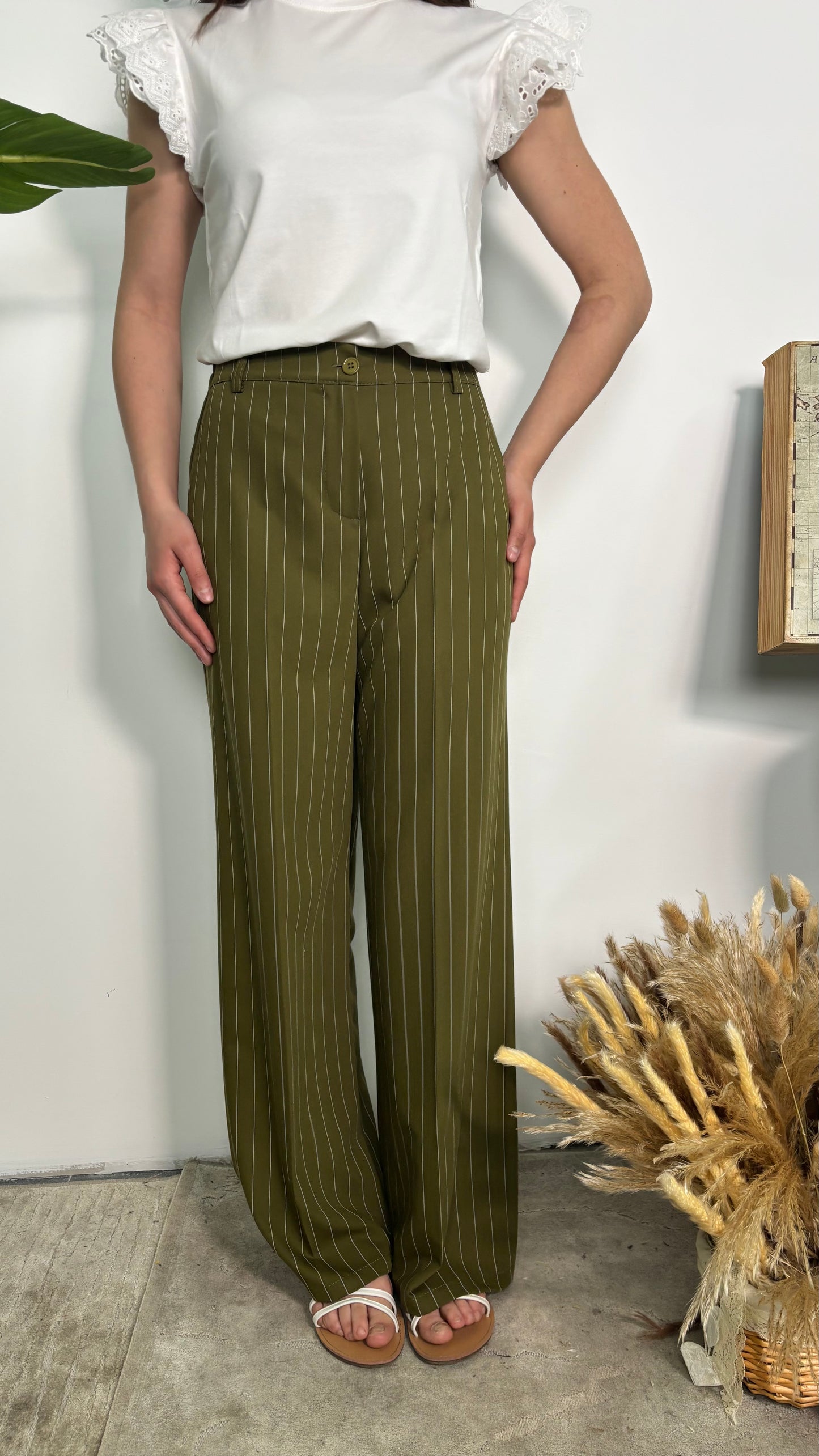 Pantalone gessato