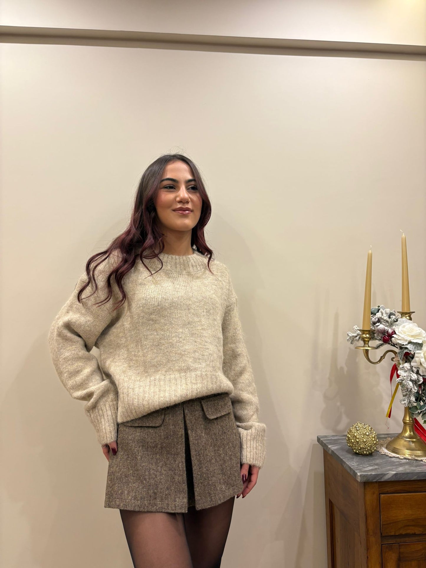 Maglione in Lana Mohair