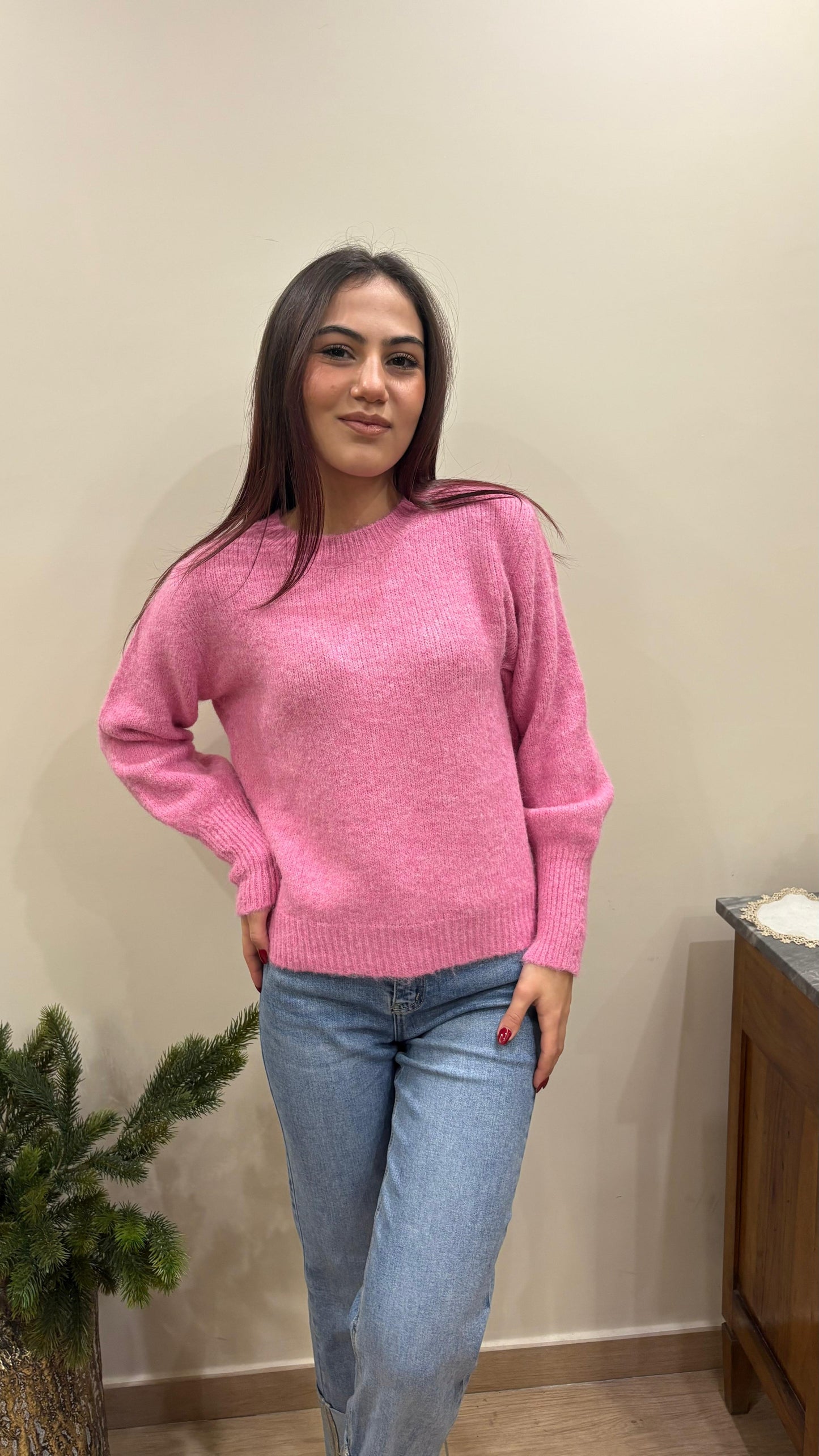 Maglione in Lana Mohair